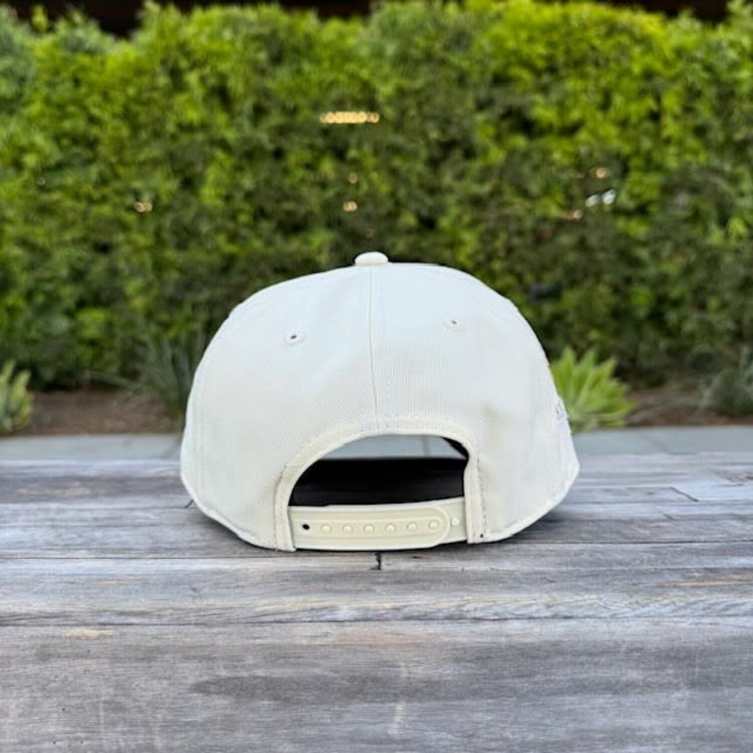 LA Dodgers Ivory 50th Anniv Red UV 940 A-Frame Snapback - The