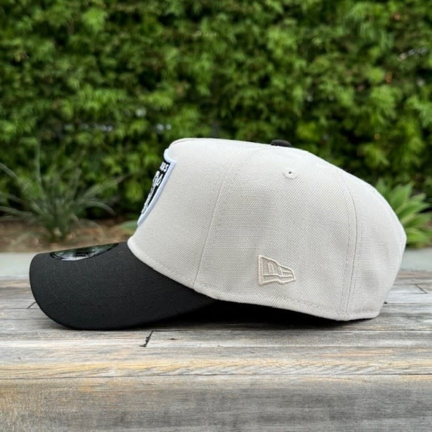 Raiders Stone/ Black 940 A-Frame Snapback - The Locker Room of Downey