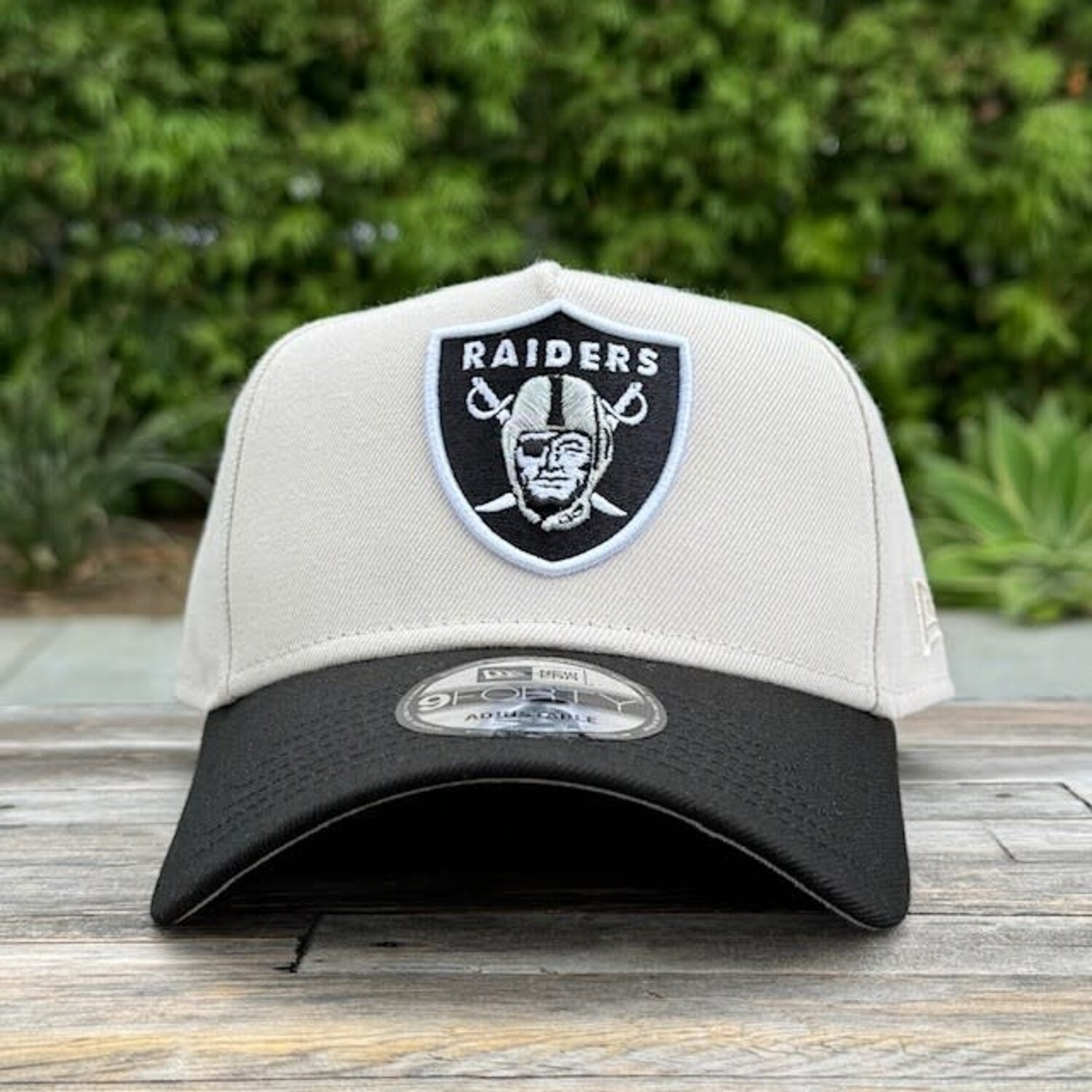 Raiders Stone/ Black 940 A-Frame Snapback - The Locker Room of Downey