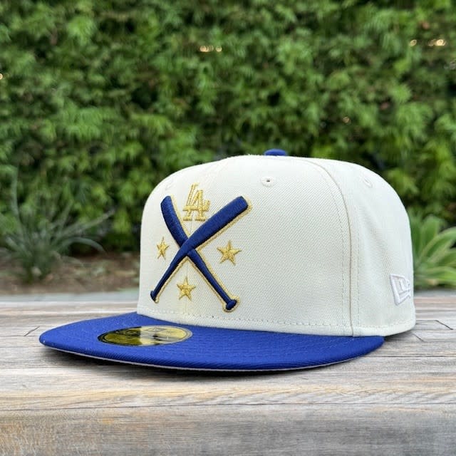 LA 2019 ASG Cross Bats Ivory/Royal - The Locker Room of Downey