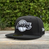 New Era Lakers Black White Gray UV