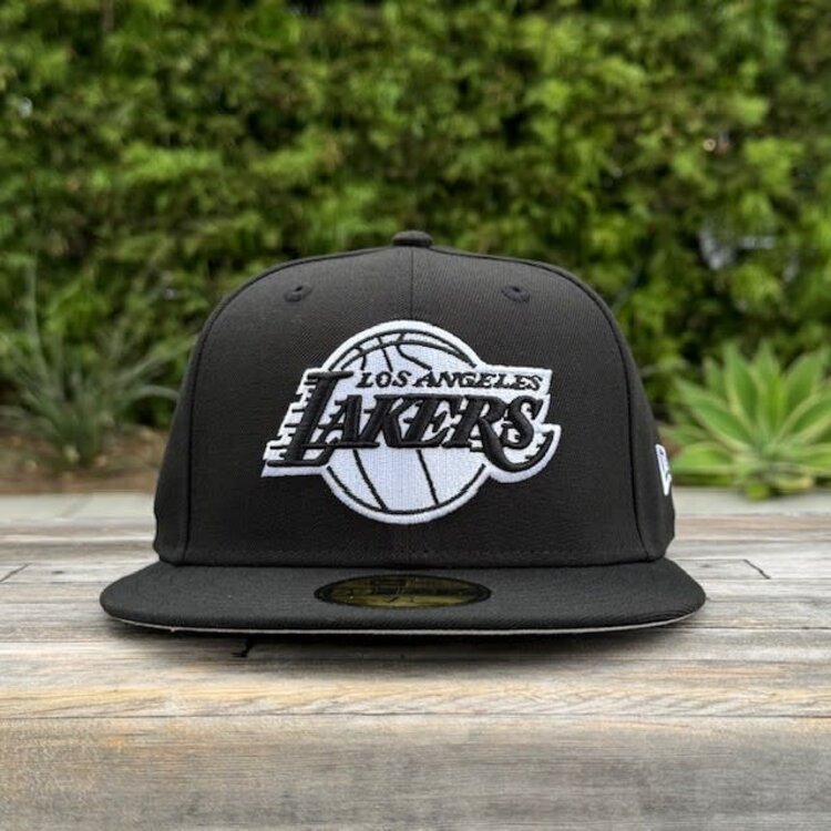 New Era Lakers Black White Gray UV