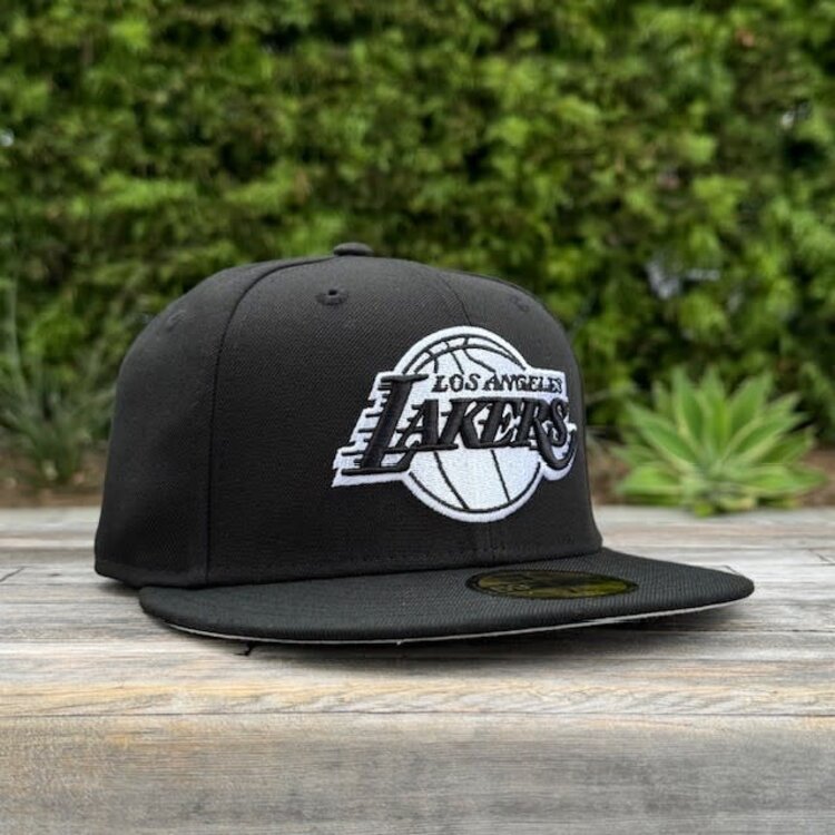 New Era Lakers Black White Gray UV