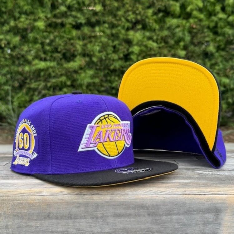 Mitchell and Ness Lakers 2T 60 Anniv Purple/ Black