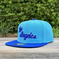 Mitchell and Ness LA Lakers HWC M&N Team 2 Tone 2.0 Fitted Lght Blue