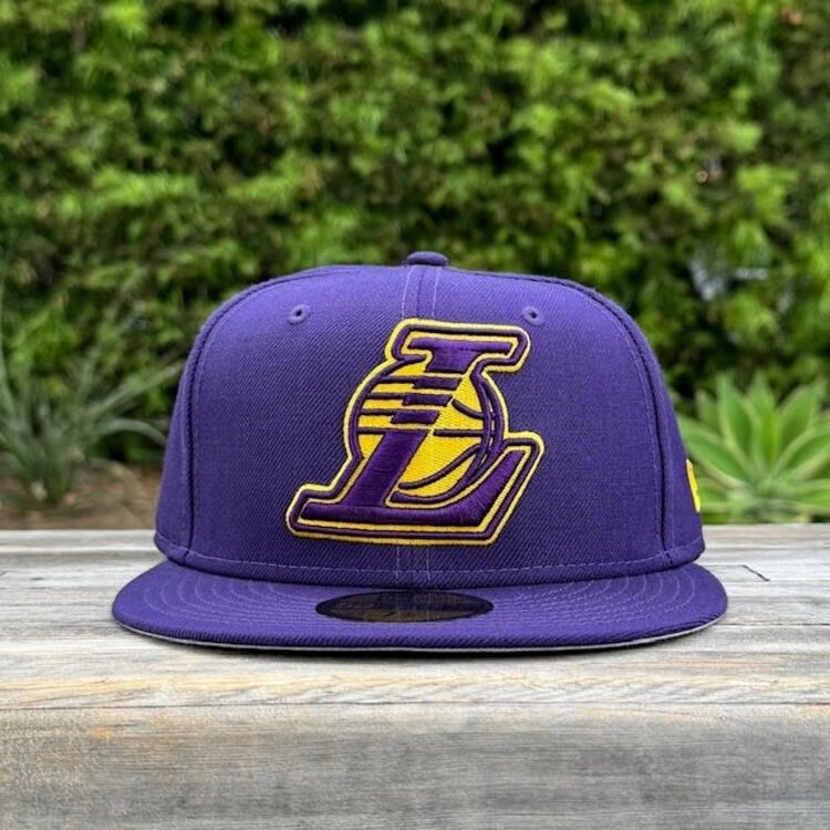 New Era Lakers Official Logo L Purple