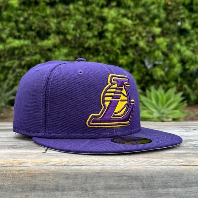 New Era Lakers Official Logo L Purple