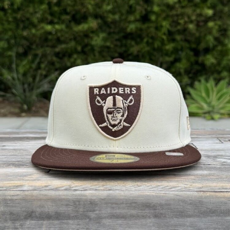 New Era Raiders Ivory/Brown Shield