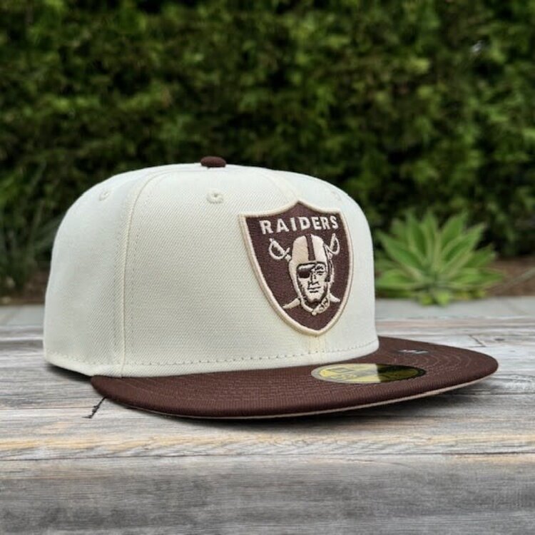New Era Raiders Ivory/Brown Shield