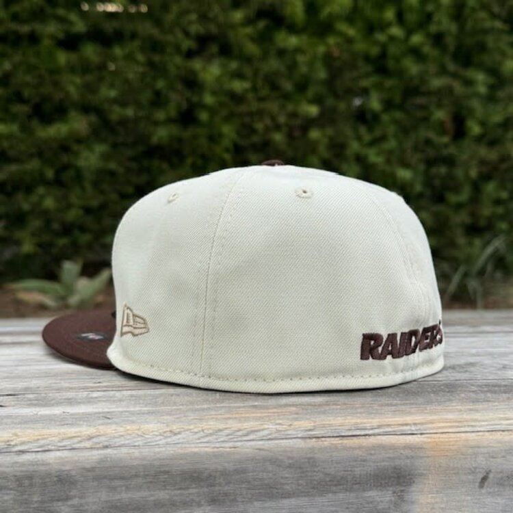 New Era Raiders Ivory/Brown Shield