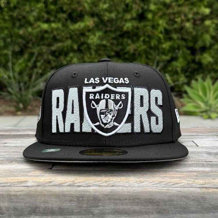 New Era Raiders 23 Draft Black