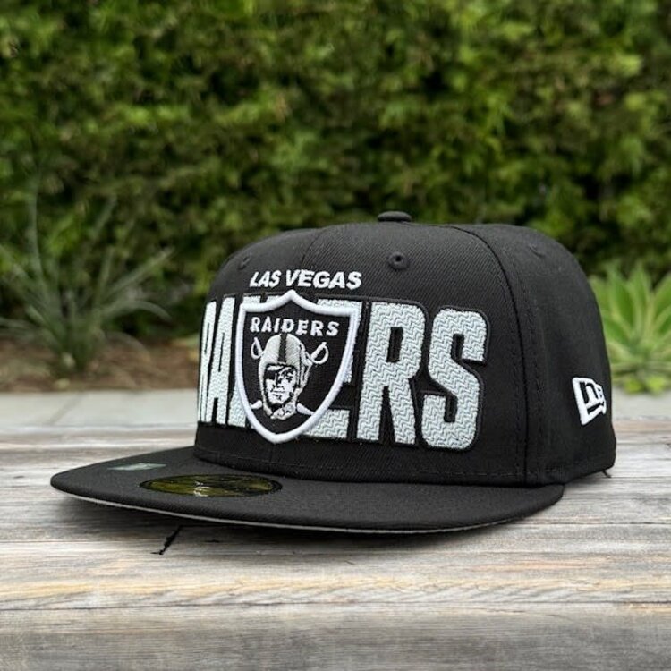 New Era Raiders 23 Draft Black