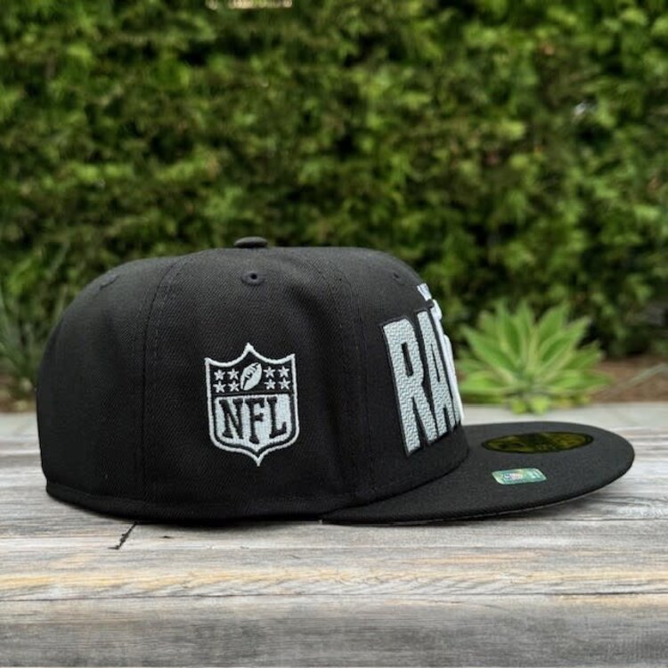 New Era Raiders 23 Draft Black