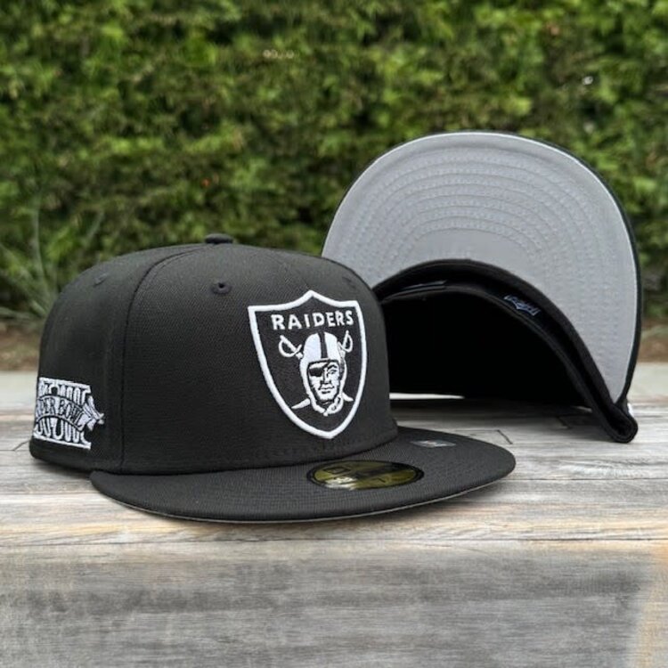 New Era Raiders Black White SB XVIII