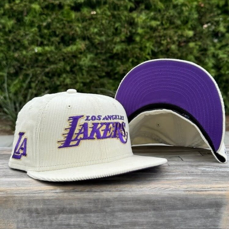 New Era Lakers Wordmark Ivory Cord