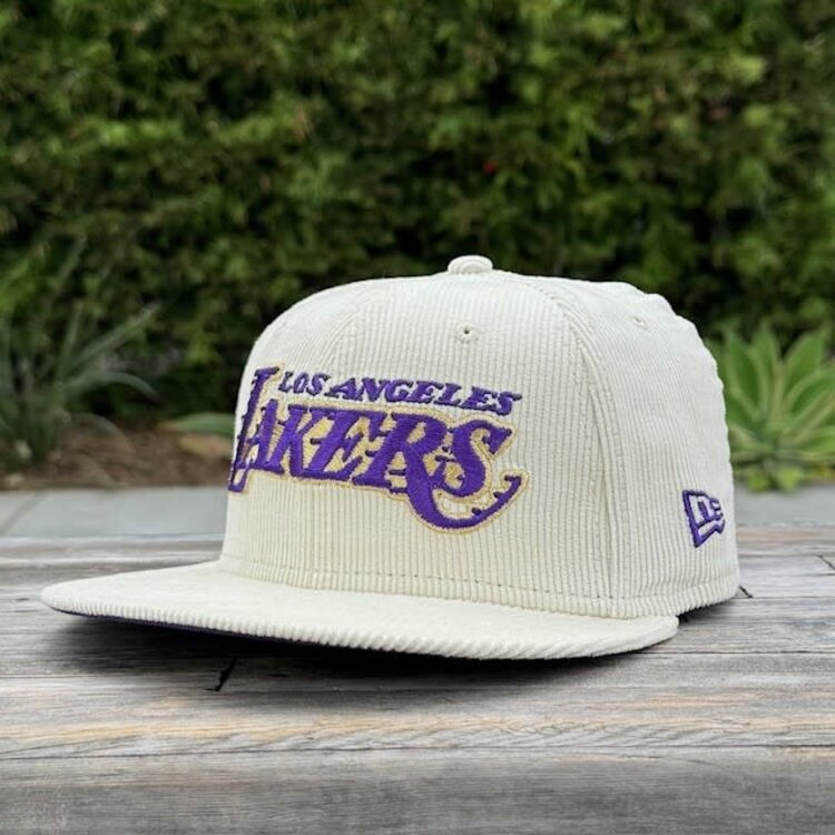 New Era Lakers Wordmark Ivory Cord