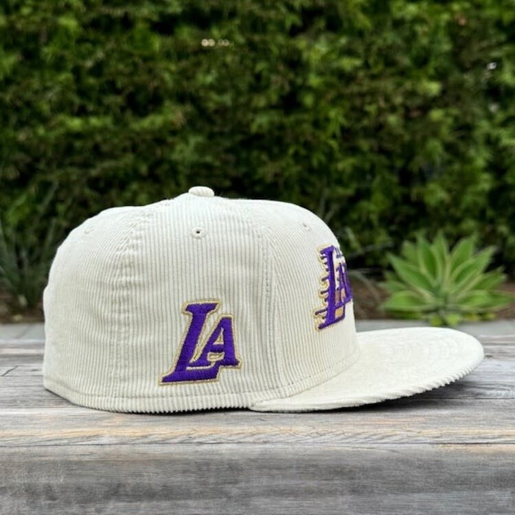 New Era Lakers Wordmark Ivory Cord