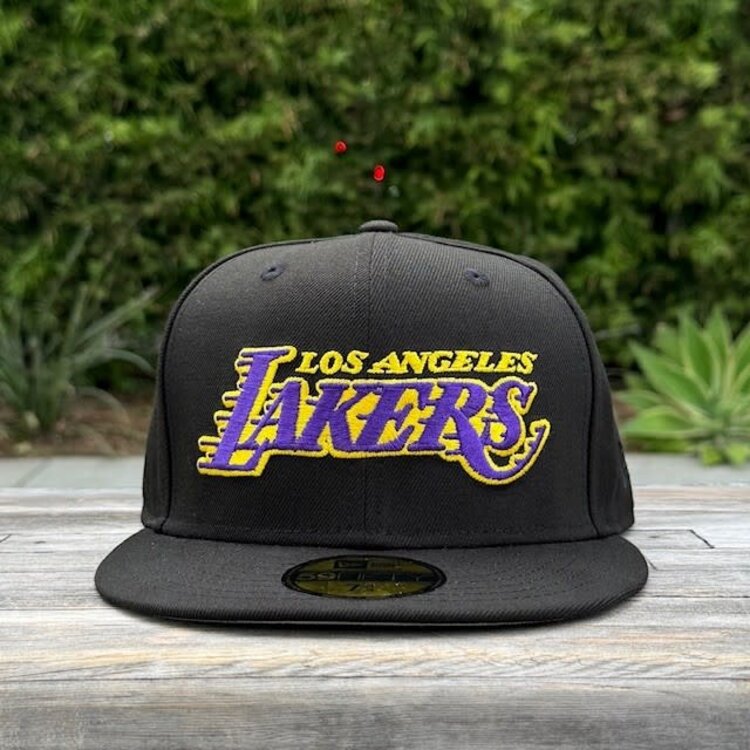 New Era Lakers Wordmark Black Team