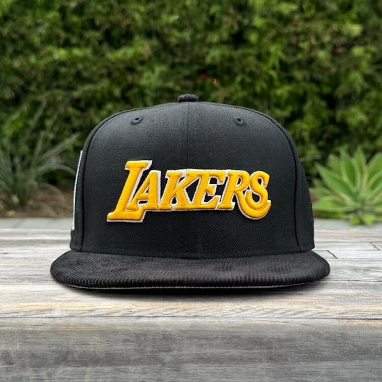 New Era Lakers Black/Black Cord 75th