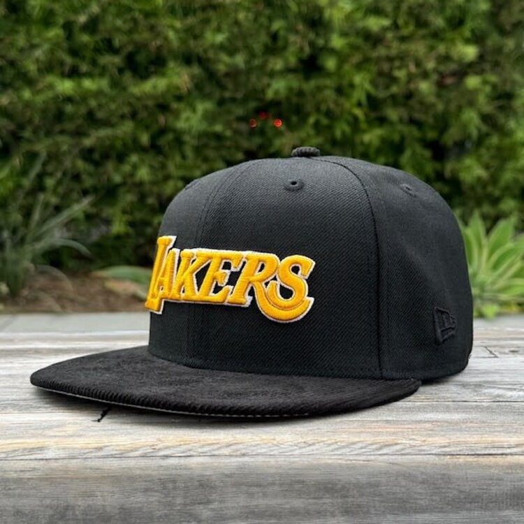 New Era Lakers Black/Black Cord 75th
