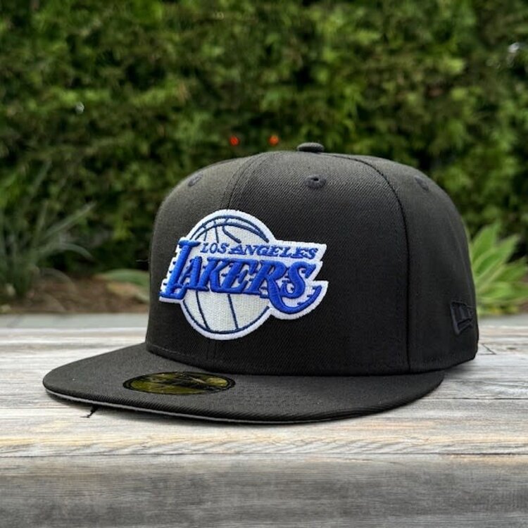 New Era Lakers Black Silver-Royal