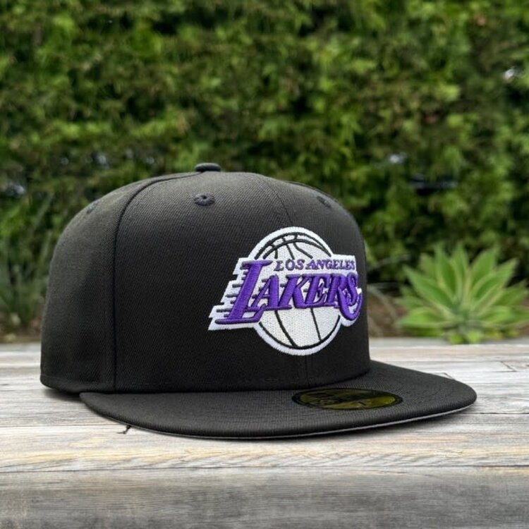 New Era Lakers Black Silver-Purple