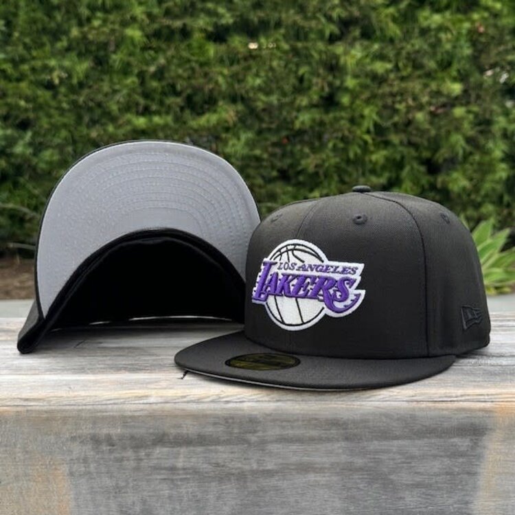 New Era Lakers Black Silver-Purple