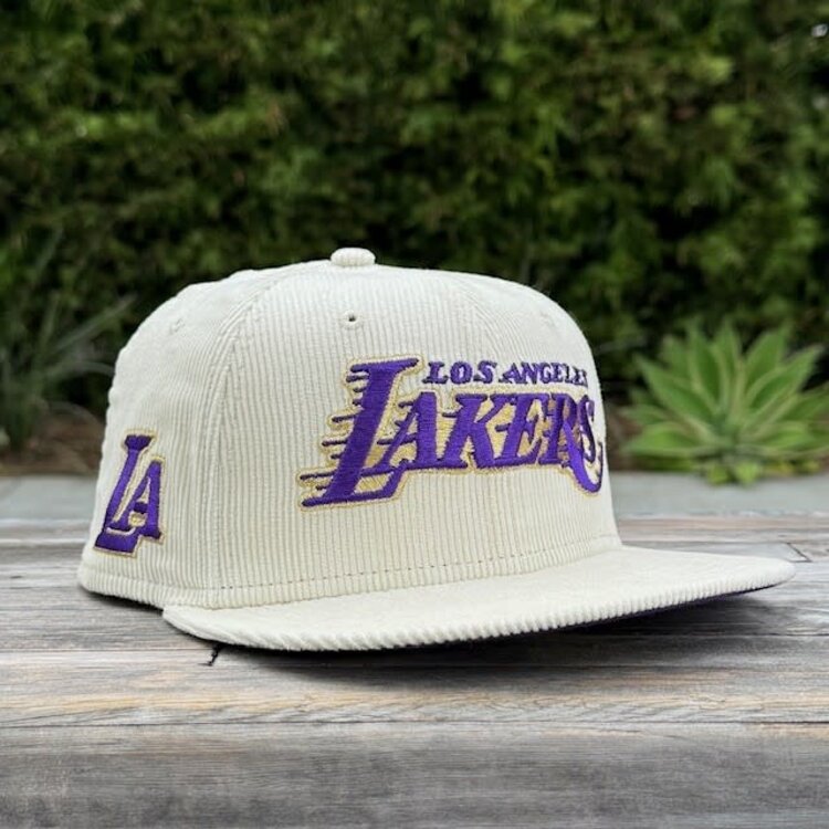 New Era Lakers Wordmark Ivory Cord