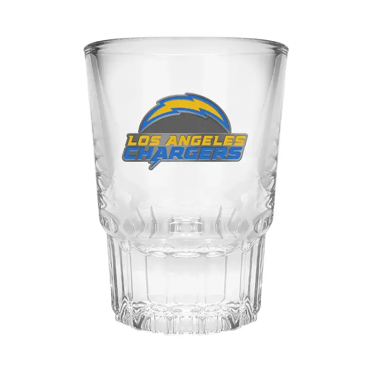 Great American Products PRISM Primary Logo 2oz Shot Glass - Chargers