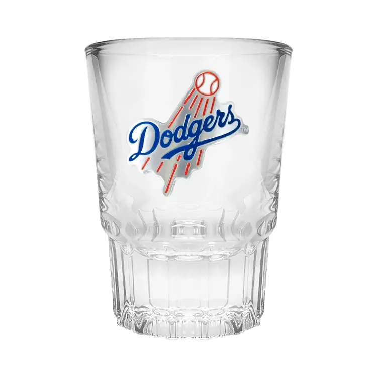 Great American Products PRISM Primary Logo 2oz Shot Glass - Dodgers