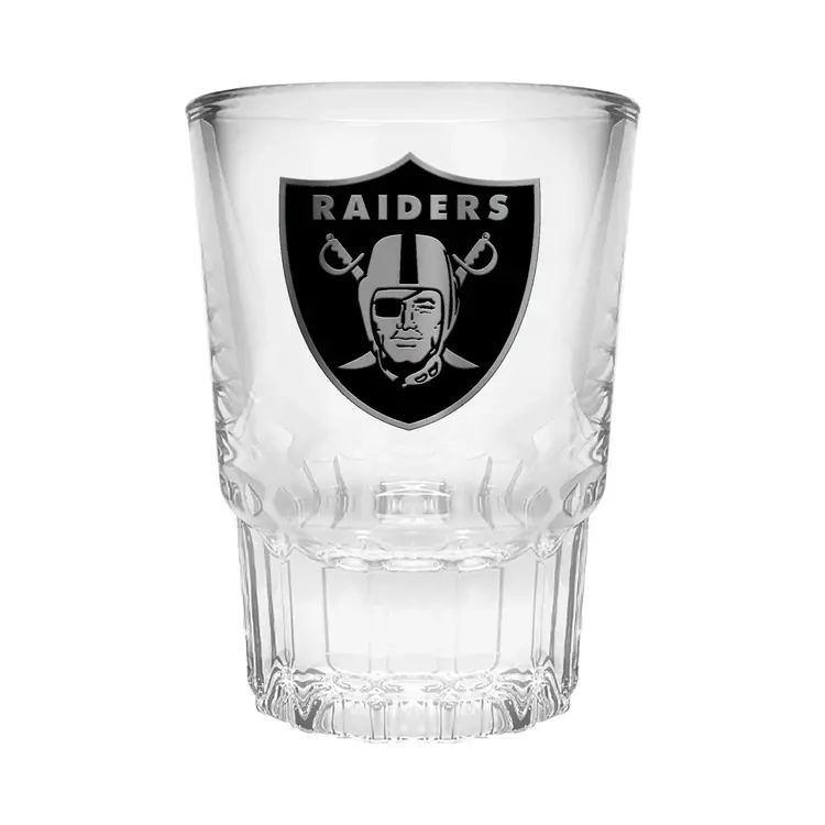 Great American Products PRISM Primary Logo 2oz Shot Glass - Raiders