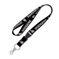 Wincraft Team Lanyard Black White - MLB Dodgers