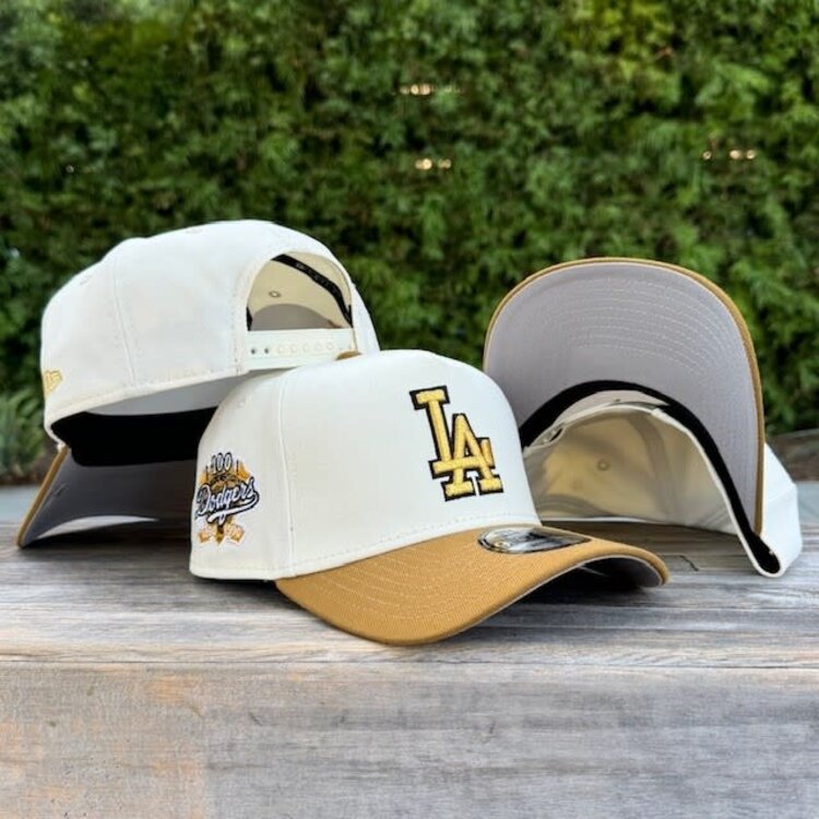 New Era LA Ivory/Gold 100th Anniv 940 A-Frame
