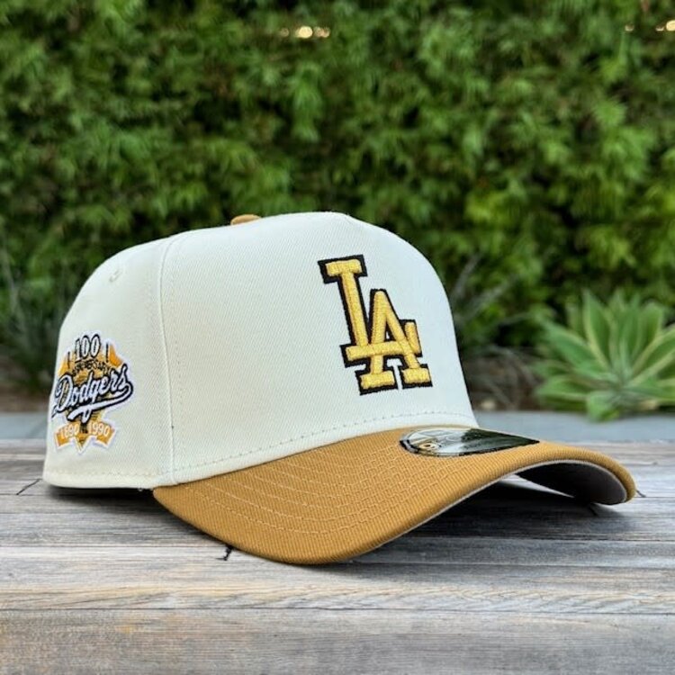 New Era LA Ivory/Gold 100th Anniv 940 A-Frame