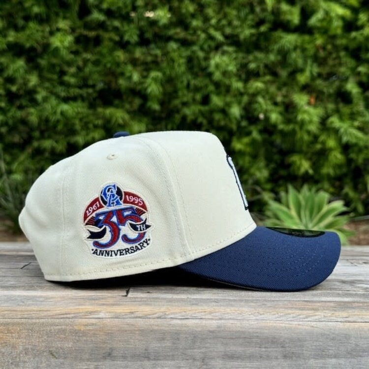 New Era Angels Ivory/Navy 35th Anniv Gray UV 940 A-Frame