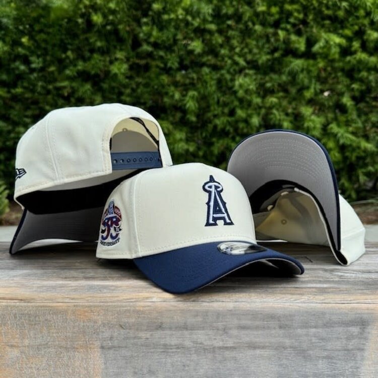 New Era Angels Ivory/Navy 35th Anniv Gray UV 940 A-Frame