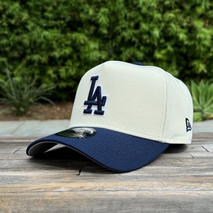 New Era LA Dodgers Ivory/Navy 50th Anniv Gray UV 940  A-Frame