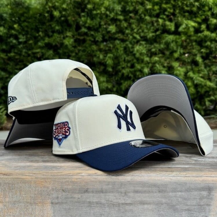 New Era NY Yankees Ivory/Navy 2009 WS Gray UV 940  A-Frame
