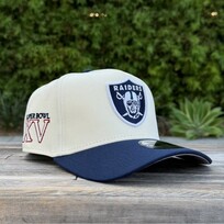 New Era Raiders Ivory/Navy Super Bowl XV Gray UV 940  A-Frame