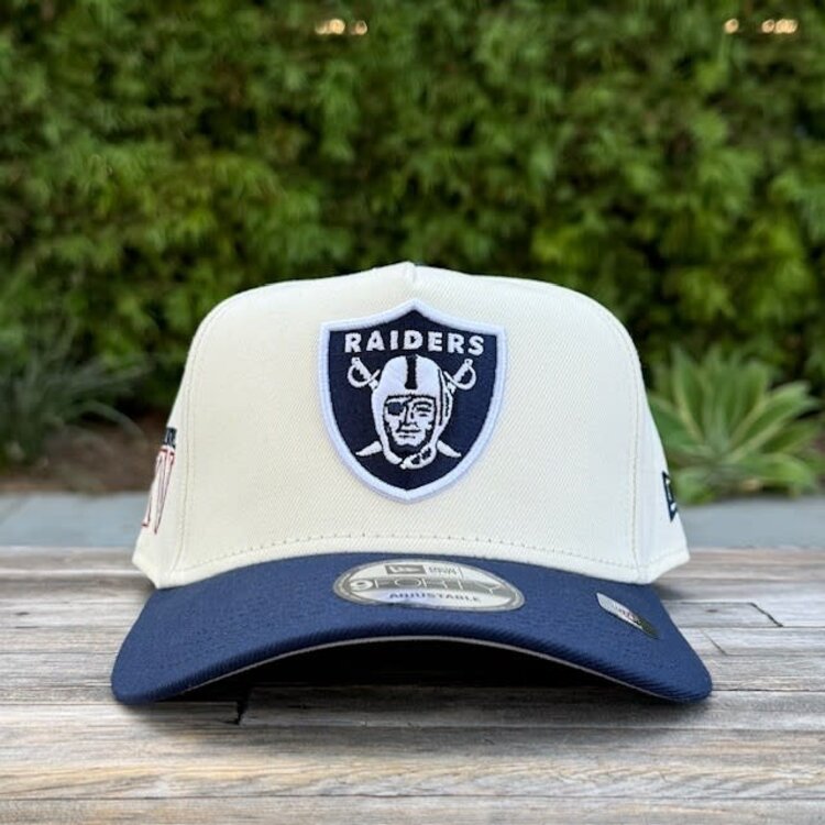 New Era Raiders Ivory/Navy Super Bowl XV Gray UV 940  A-Frame