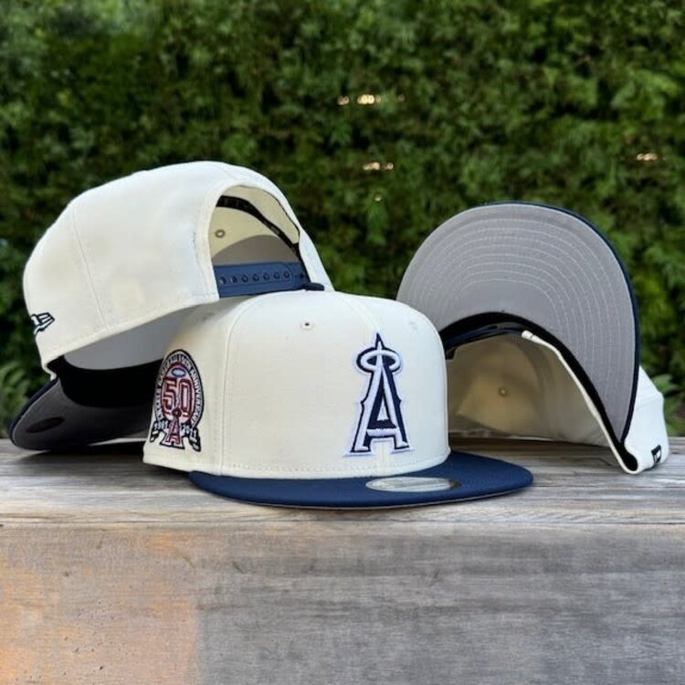 New Era Angels Ivory/ Navy 50th Anniv Gray UV 950