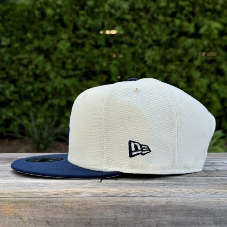 New Era LA Dodgers Ivory/ Navy 100th Anniv Gray UV 950