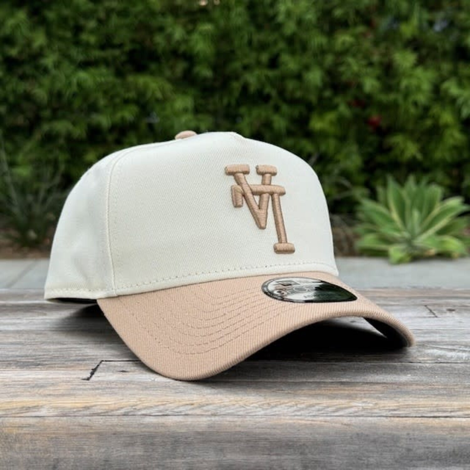 LA Upside Down Ivory/Lt Khaki 940AF Snapback - The Locker Room of