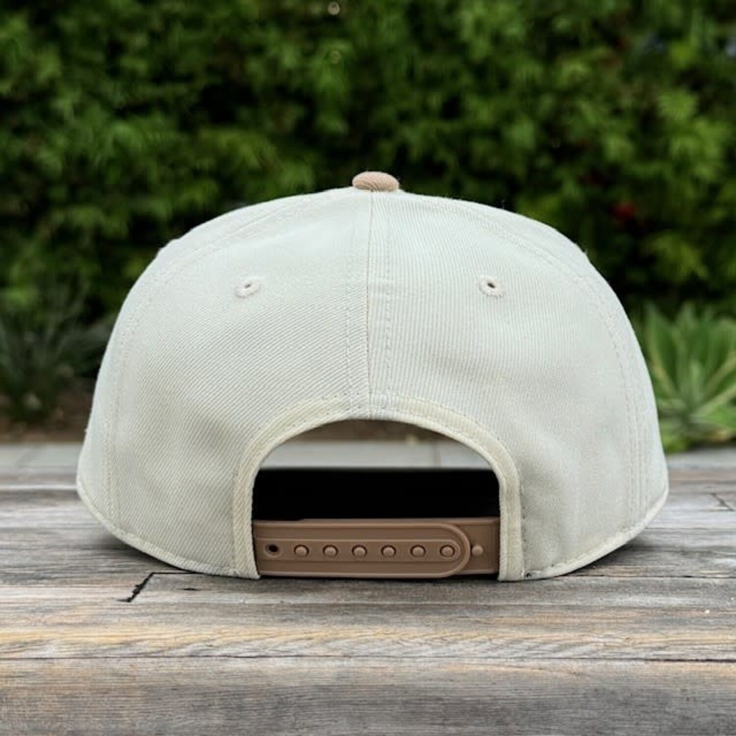 LA Upside Down Ivory/Lt Khaki 940AF Snapback - The Locker Room of