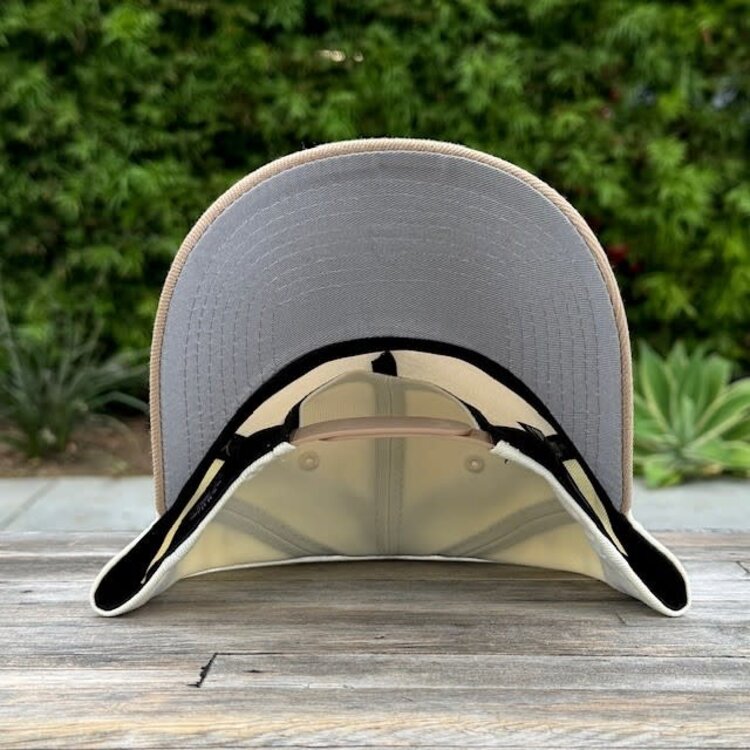 New Era LA Dodgers Upside Down Ivory/Lt Khaki 940 A-Frame