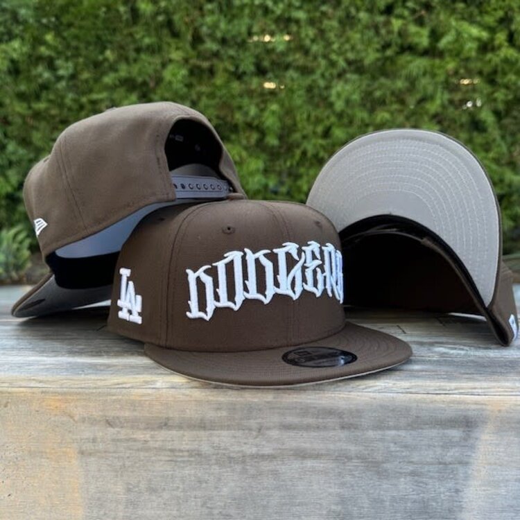 New Era LA Dodgers OE Sketch Brown 950 Snapback