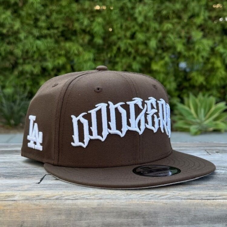 New Era LA Dodgers OE Sketch Brown 950 Snapback