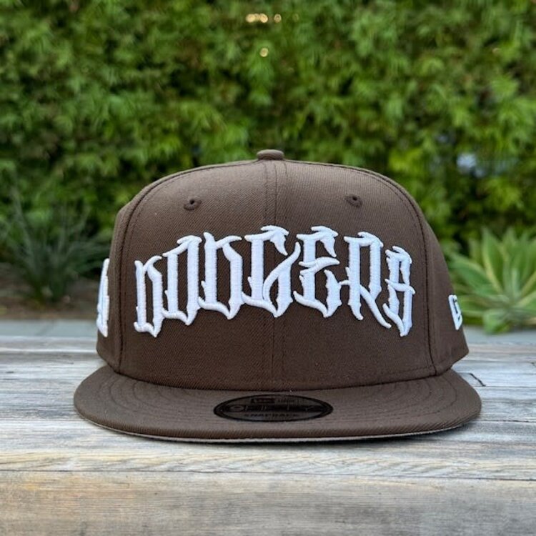 New Era LA Dodgers OE Sketch Brown 950 Snapback