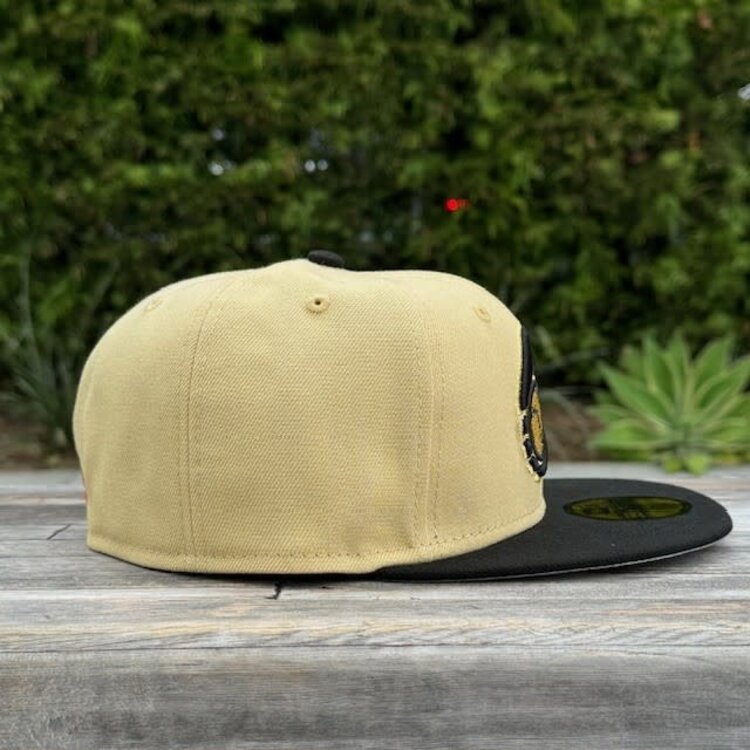 New Era Charros de Jalisco Gold/Black Metallic Fitted