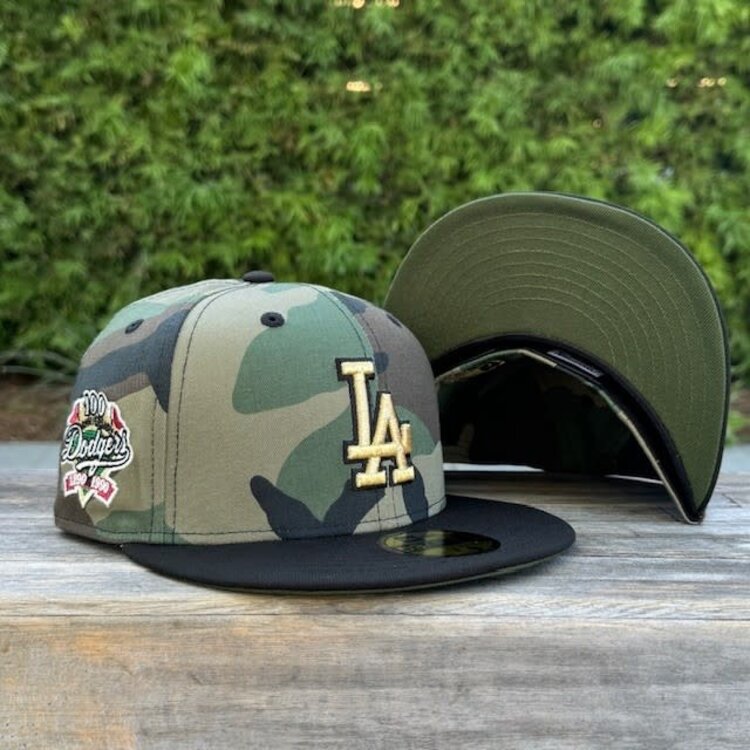 New Era LA Camo/Black Gold 100th